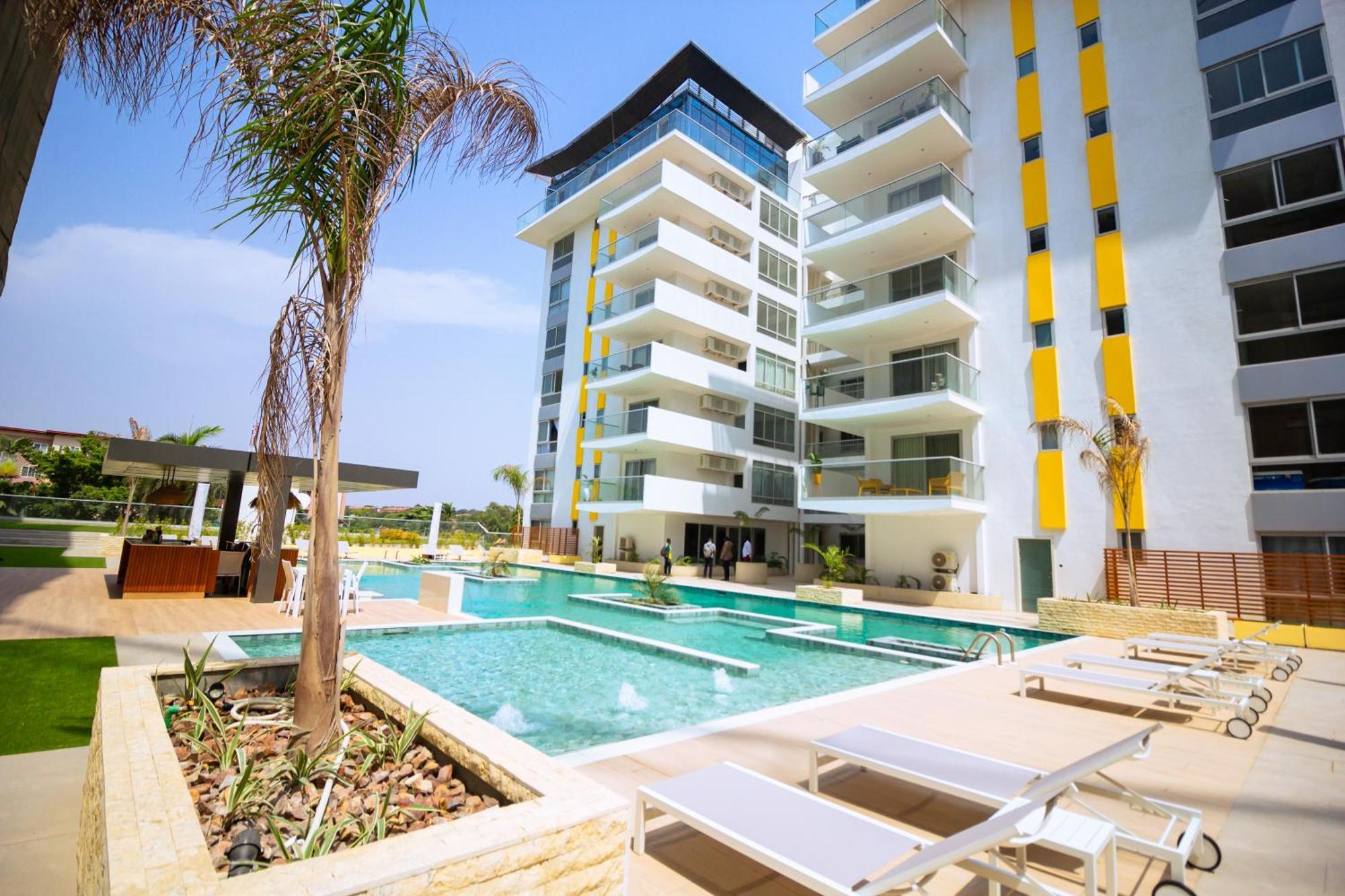 The Pavilion 1Bdr Luxury Apt อักกรา ภายนอก รูปภาพ